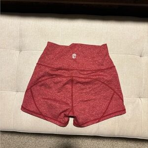 Born Primitive Heathered Red Women's Athletic Shorts